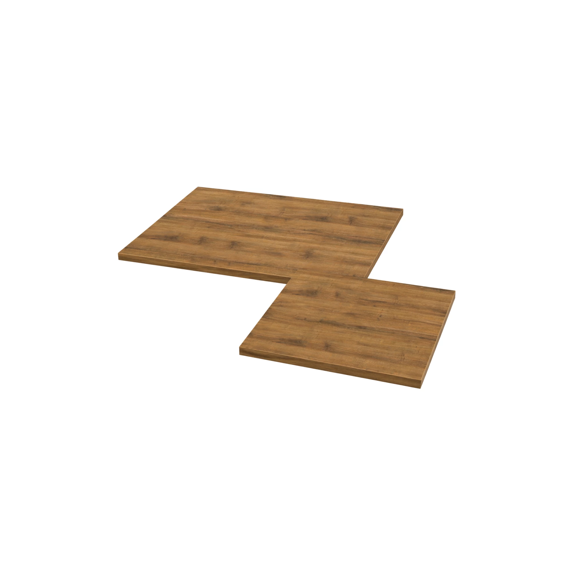Melamine tafelblad - Sherman Cognac eikenhout 80x80cm