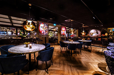 Restaurant interieur voor De Tyd